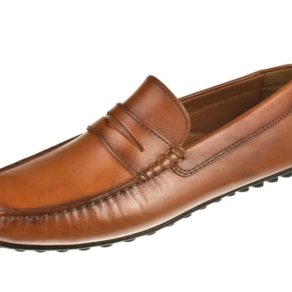 EUC Peter Huber Men’s Maddox Loafers Driving Penny Sz 10 - Picture 4 of 8